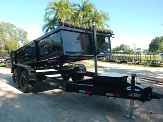 Panther Cargo 7 x 14 Low Side Dump Trailer 14k