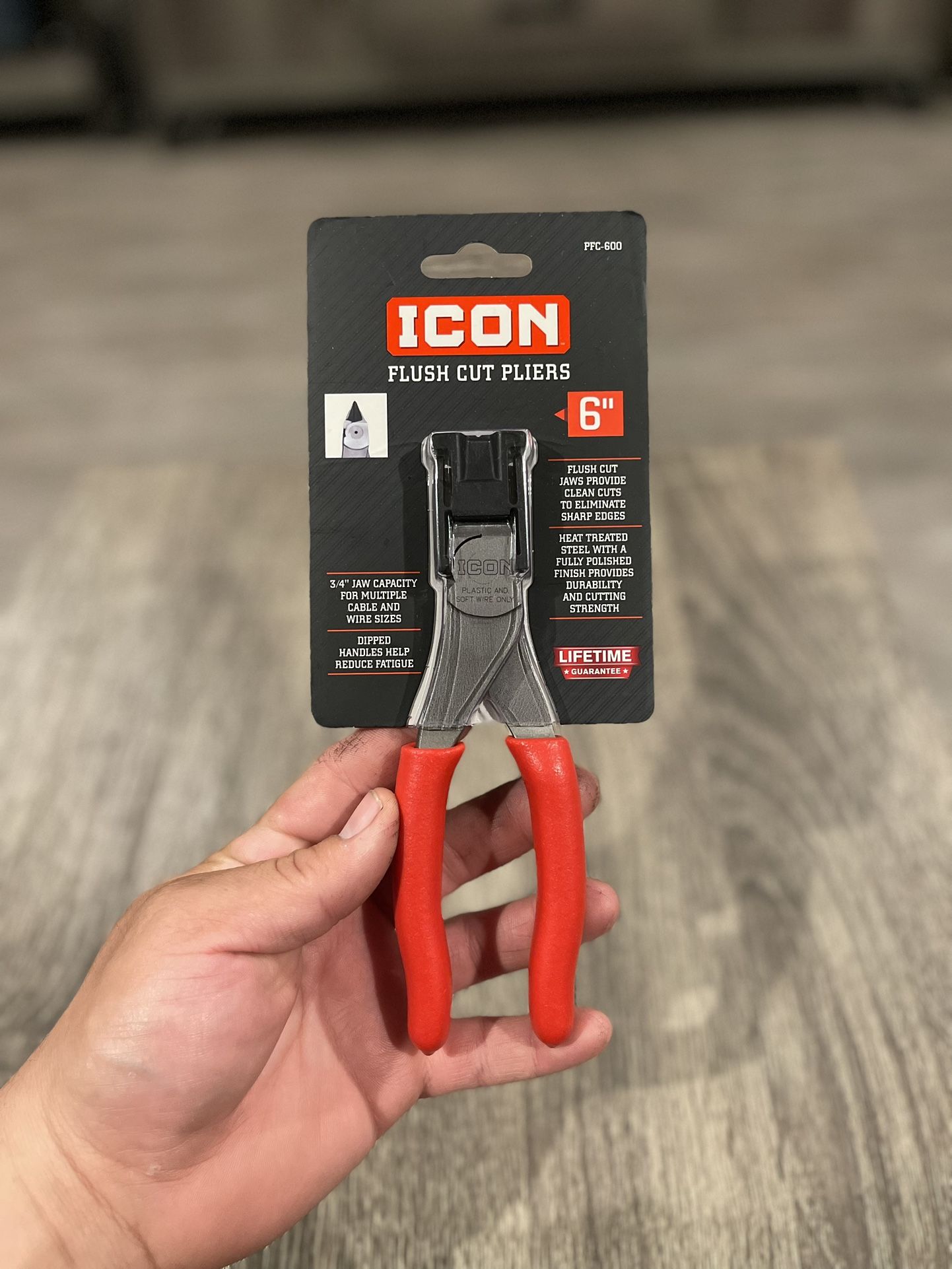 ICON 6 in. Flush Cut Pliers