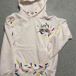paint splatter hoodie size small