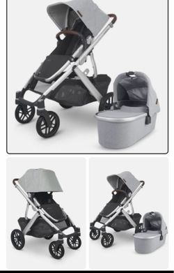 Uppababy V2 stroller and bassinet