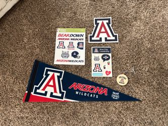 University of Arizona pennant/stickers/Christmas ornament