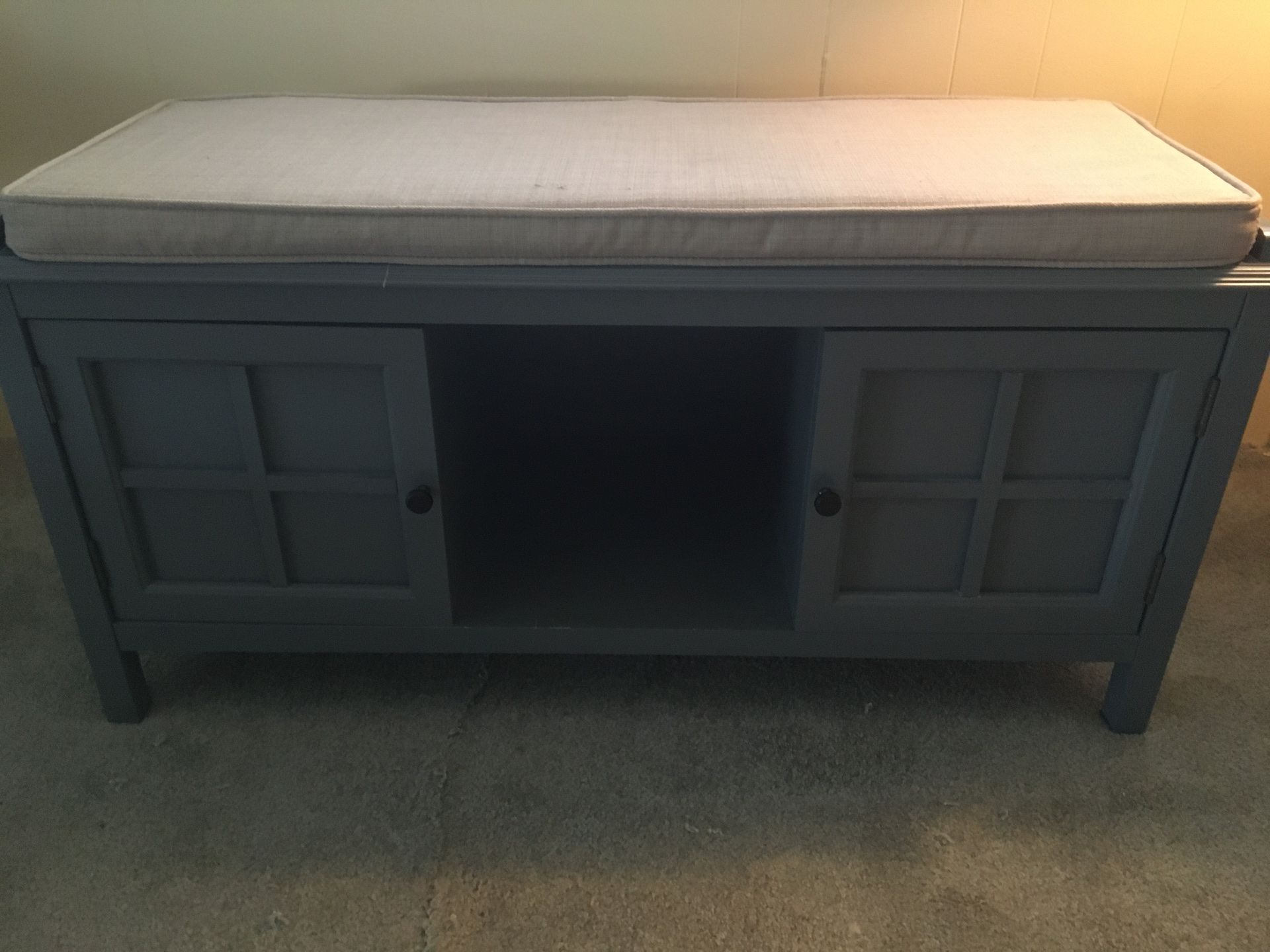 Furniture storage , great condition, $45 firm 19 inch height, 16 inch depth, 42 inch length