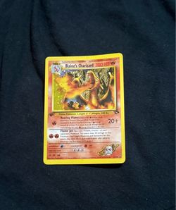 Blaine's Charizard card