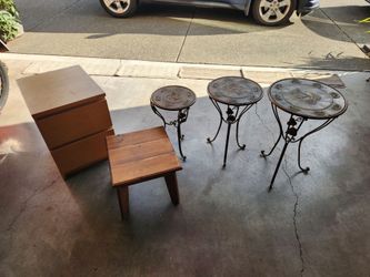 Side Tables & Drawer