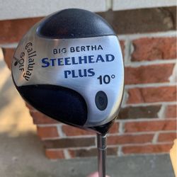 Callaway Big Bertha Steelhead Plus 10 Degree Driver RH