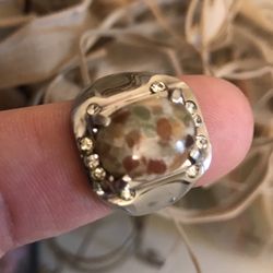 Pudding Stone Men’s Ring