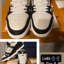 Shoes Lv Black White 