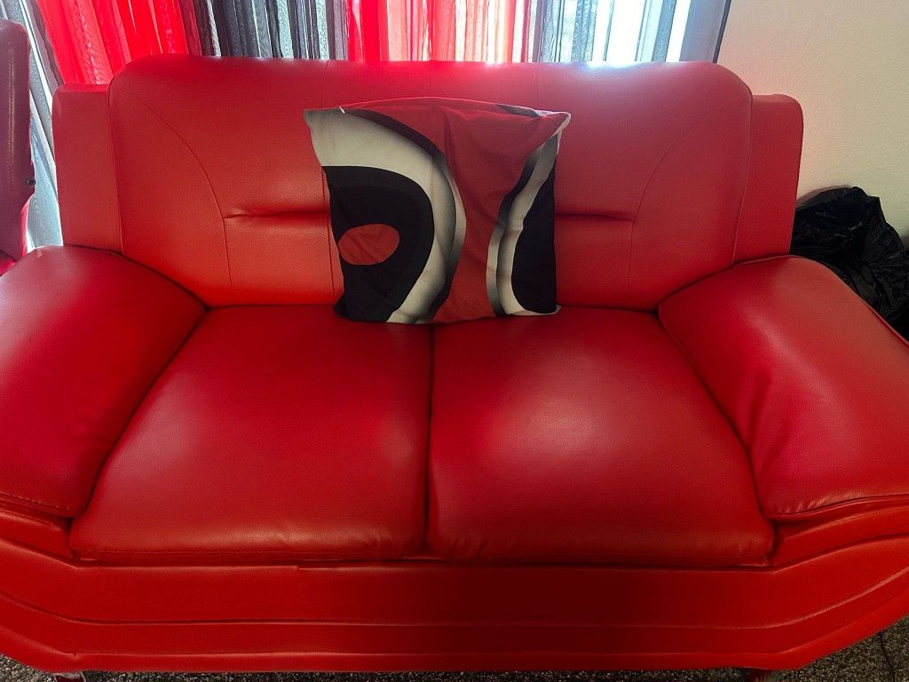 Leather couch
