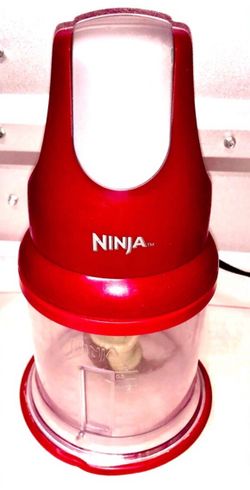 Ninja NJ100 Express Chop Grind Blender Food Processor Red Meals Food Vegetables