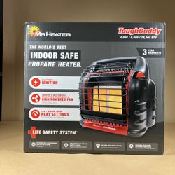 New Mr Heater ToughBuddy Indoor Safe Propane Heater MH18B
