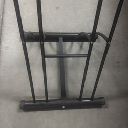 Bike Rack – Dual Bicycle Stand for Mountain, Road, or Kid’s Bikes – Indoor or Outdoor Steel Bicycle Storage