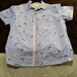 Free Planet Button Up Shirt