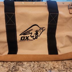 Leather And Canvas Tool Bag