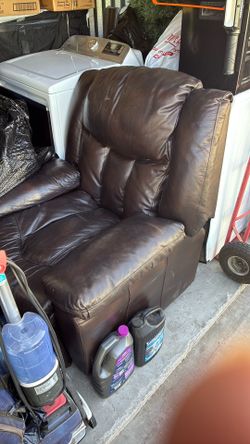 Leather Single Recliner