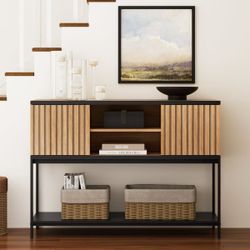 Console Table with Storage，$80