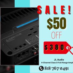 JL Audio RD400/4 Amplifier 