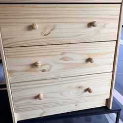 NEW IKEA Rast Wooden 3-drawer dresser