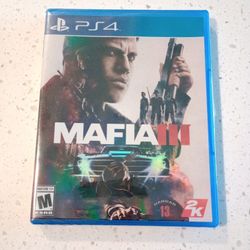 PS4 Mafia lll Game 