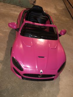 TAMCO Ride On Car for Kids, Licensed Maserati Roadster Car Toy, MP3 FM Radio ,3 Speed Control