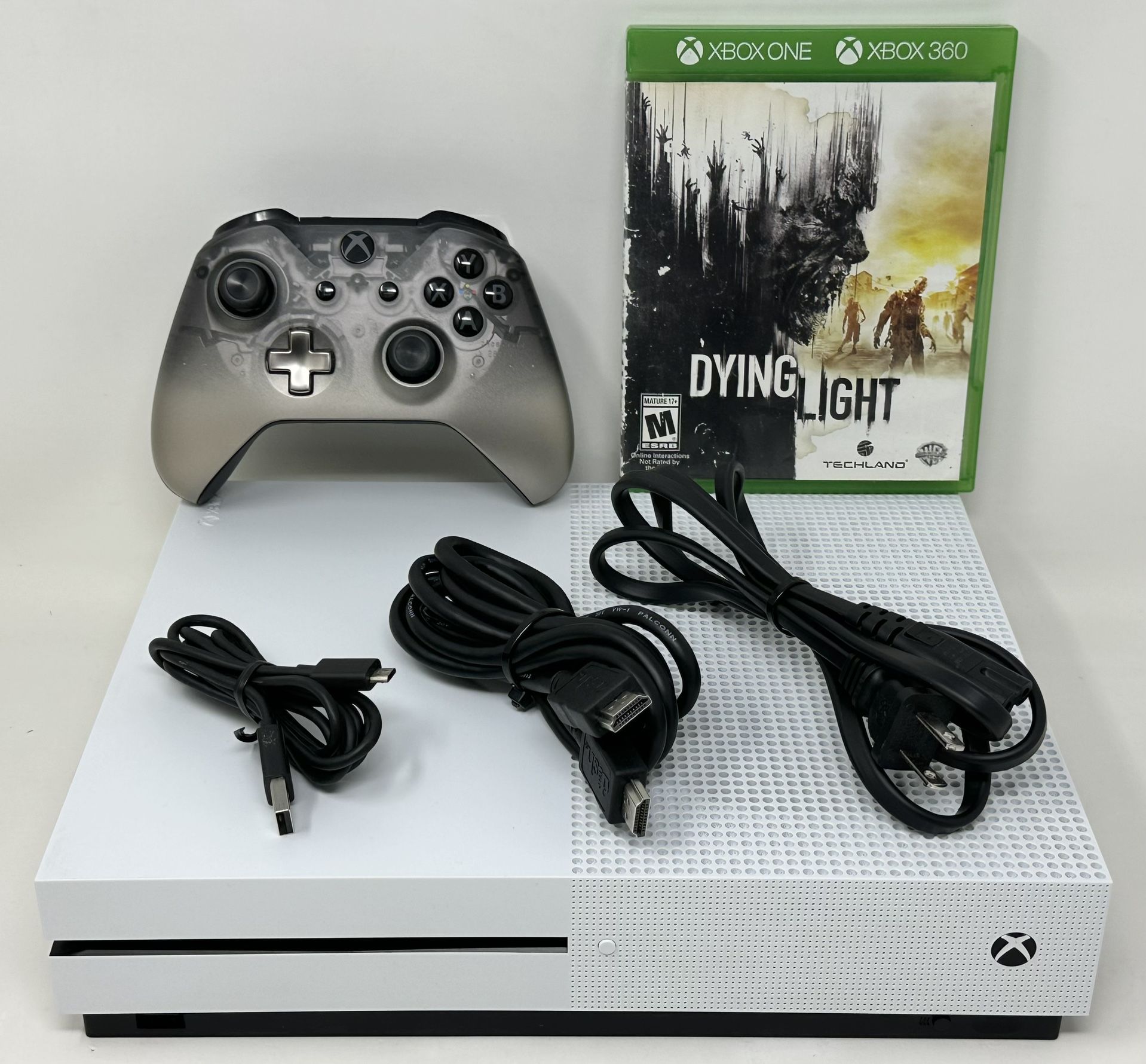 Microsoft 1681 XBOX ONE S 500GB Console System w/Dying Light Game Bundle