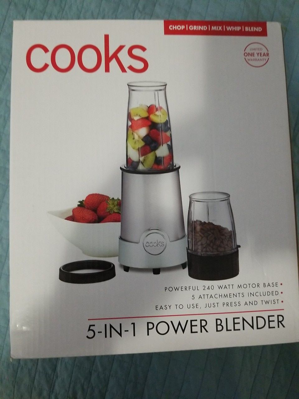 Cooks 5 in 1 power blender