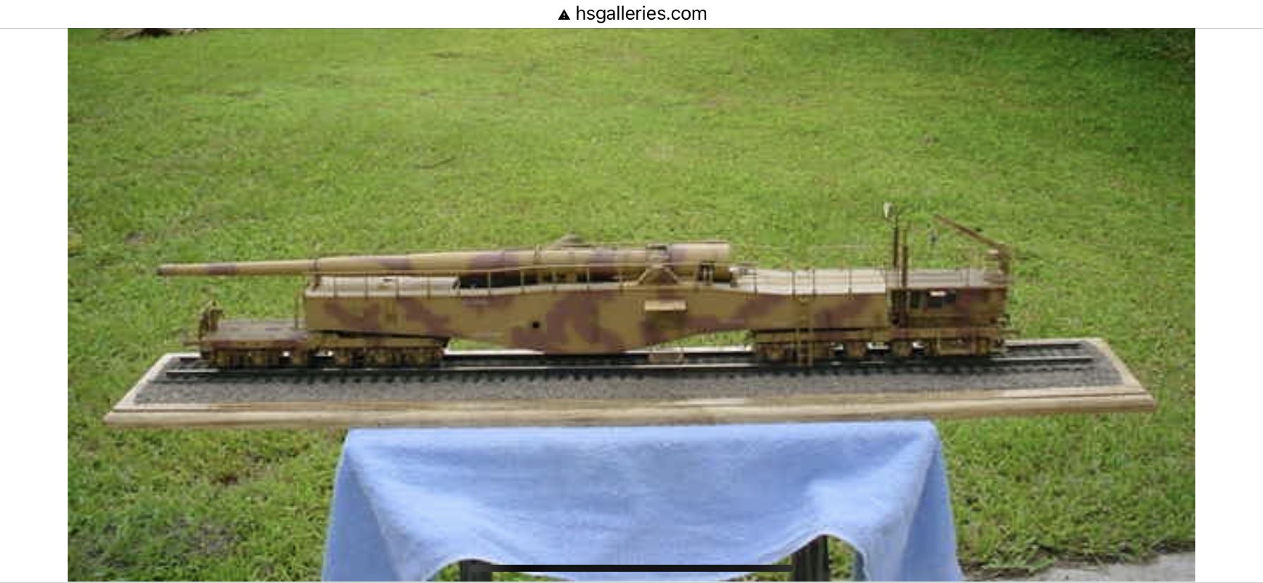 Dragon 1/35 Leopold German railway gun model for Sale in Cheshire