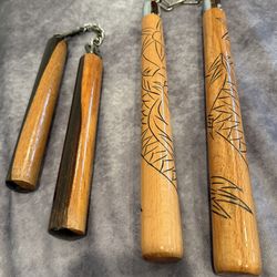 Martial Arts Wooden Nunchakus