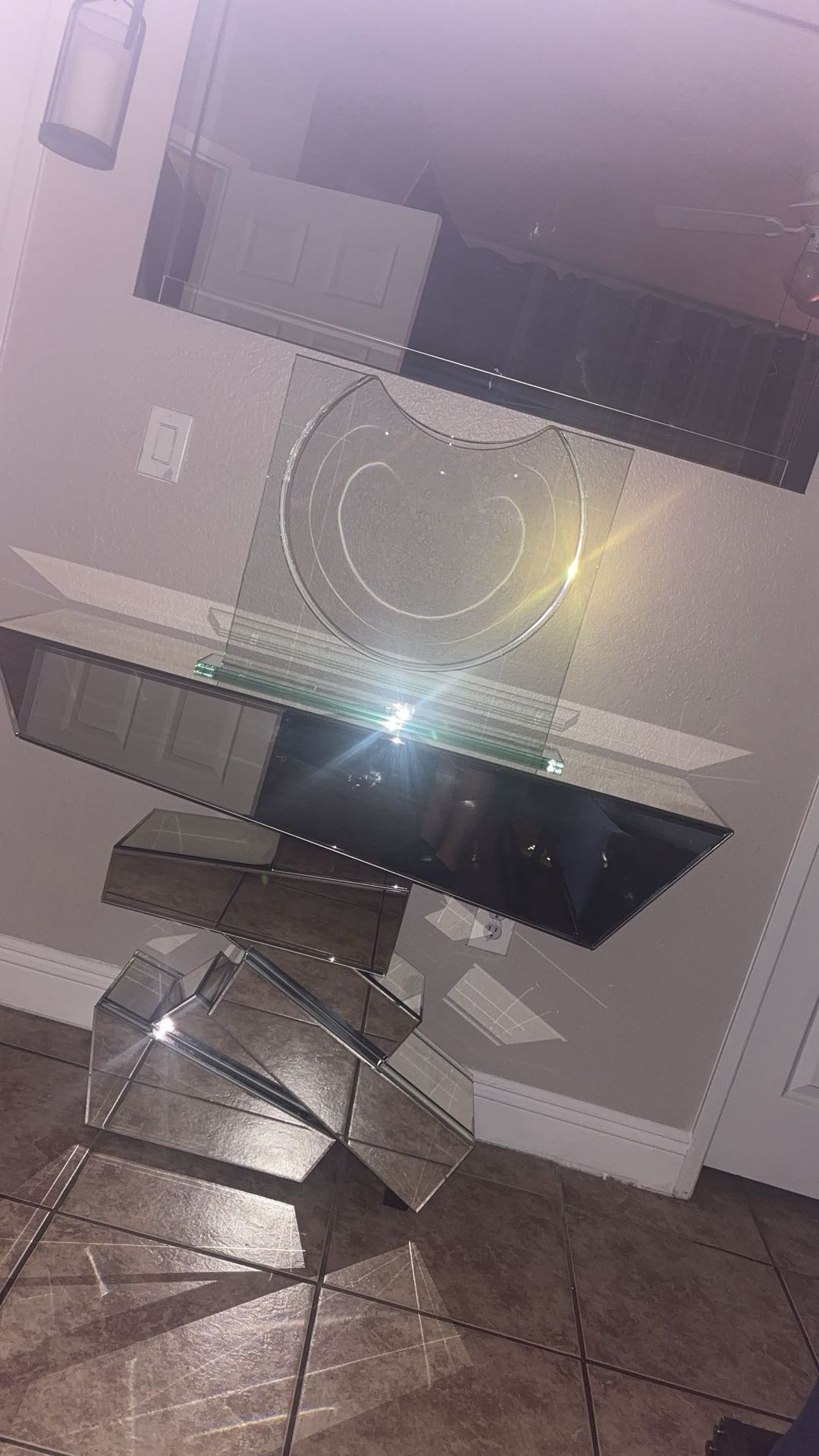 Mirror Console Table 