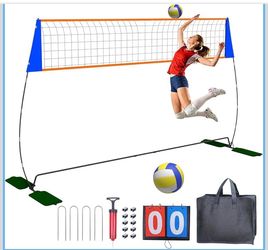 Portable Volleyball Net Set 12ft