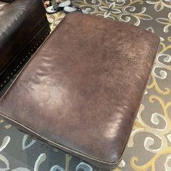 Thomasville Genuine Leather Ottoman 