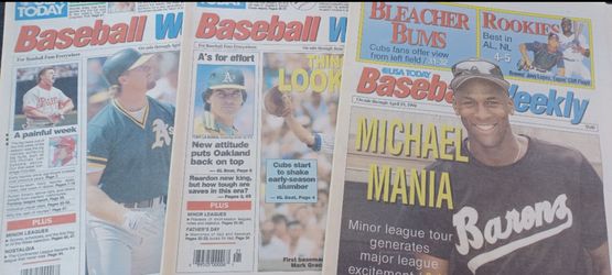 USA Today 1(contact info removed)Weekly Baseball Sports Papers 