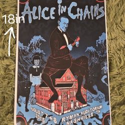 Alice in chains tour poster