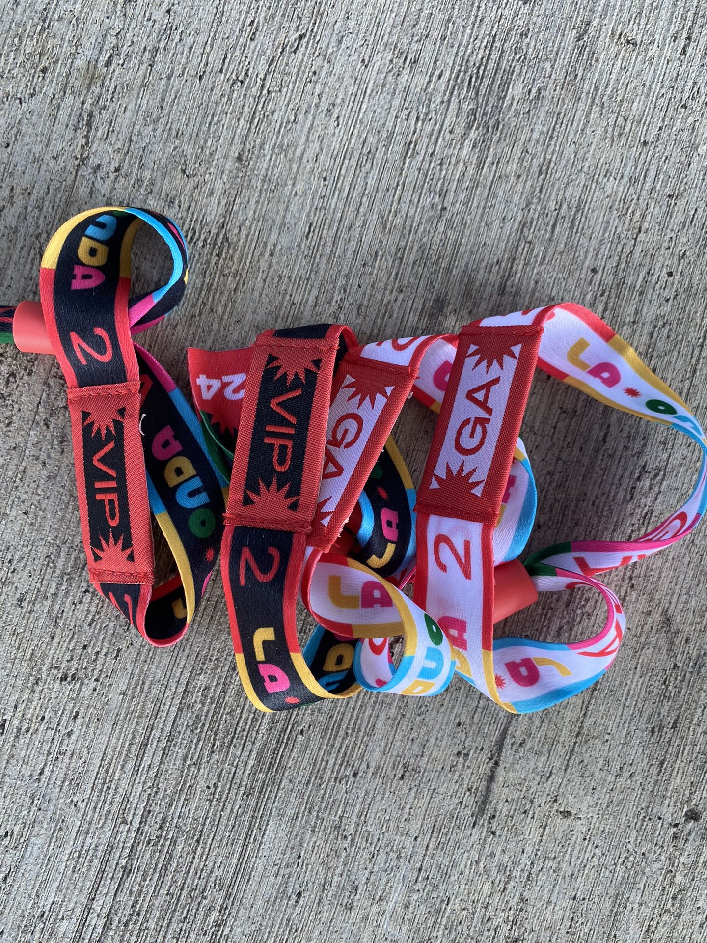 LA ONDA Music Festival Wristbands