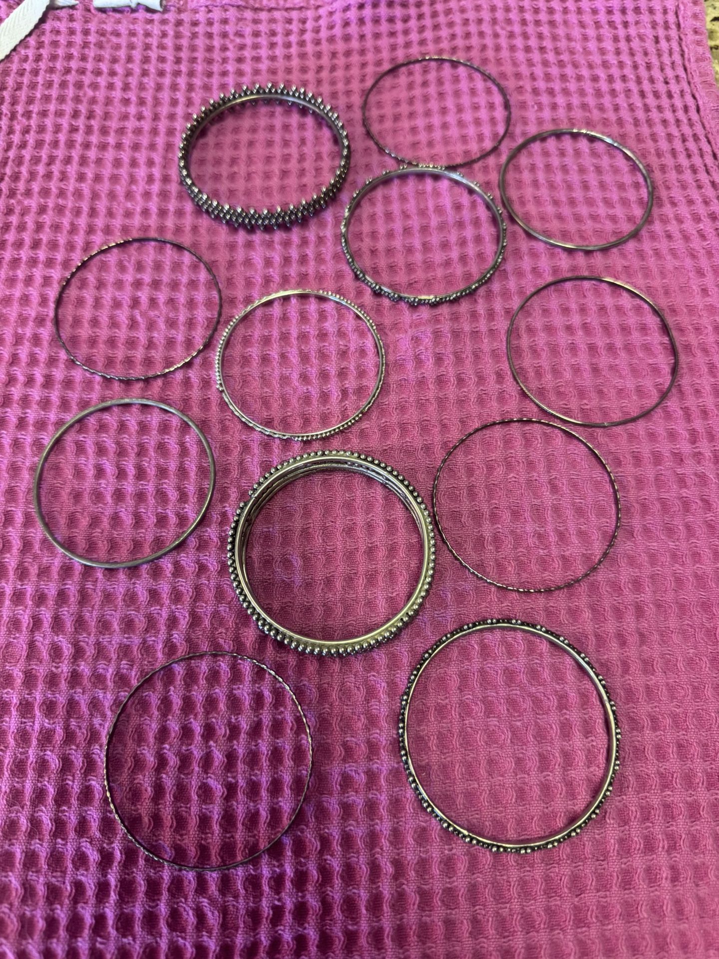 Bangle Bracelet Bundle -12 Pieces 