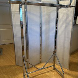 Chrome Commercial Grade Coat Rack
