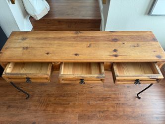 Wooden side table