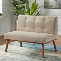 Simple Living Playmate Loveseat In Beige