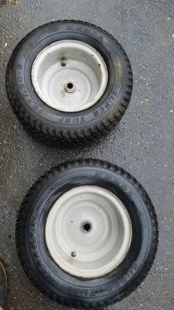 Mower wheels