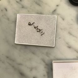 TKE Silver Pendant With Diamonds Not Moissanite 