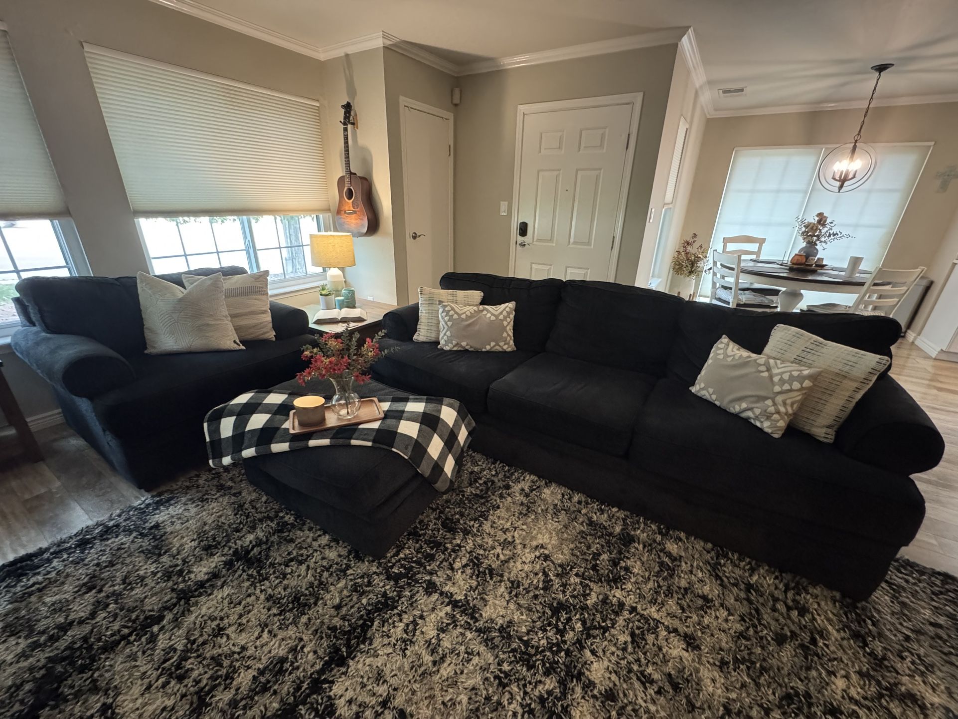 Couch, Chair, And Ottoman Set