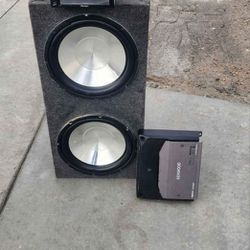 Speakers And Amplifier And Stereo 