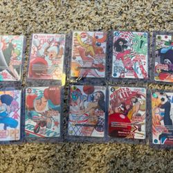 Round 1 x One Piece Promo Cards Full Set of 10 English NM Mint