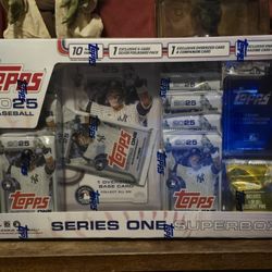 2025 Topps Series 1 Baseball Super Box - Exclusive Cards - Brand New -