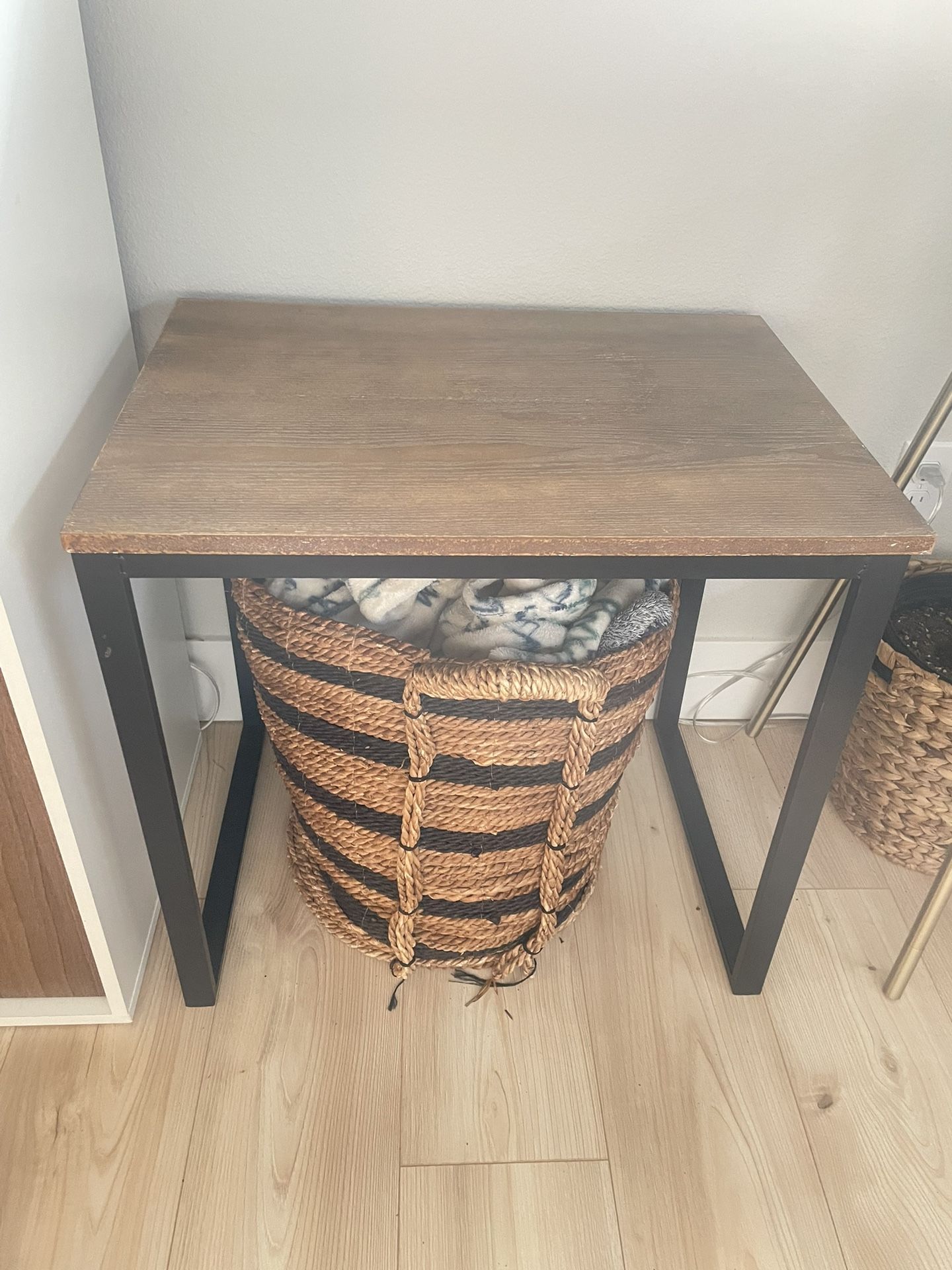 Wood Side Table 
