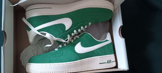 Nike Air Force 1 Low Green Suede Sneakers
