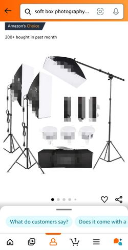 Soft box photography lighting system