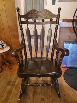 A Lock 1776 Bicentennial Rocking Chair