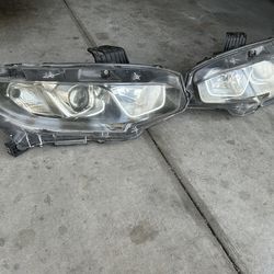 *USED ‘16-‘21 Honda Civic Non-LED Aftermarket Replacement Headlights (Pick Up Fontana)