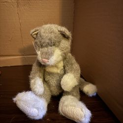 Vintage The Boyds Collection (TBC Ltd 1985-95)  J B Bean Series   Plush 11” Brown Bear-  5 Way Jointed Movement  Fair Condition   $10