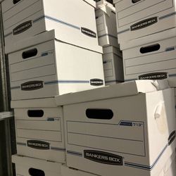 Moving Storage Boxes. Banker Boxes. File Boxes.